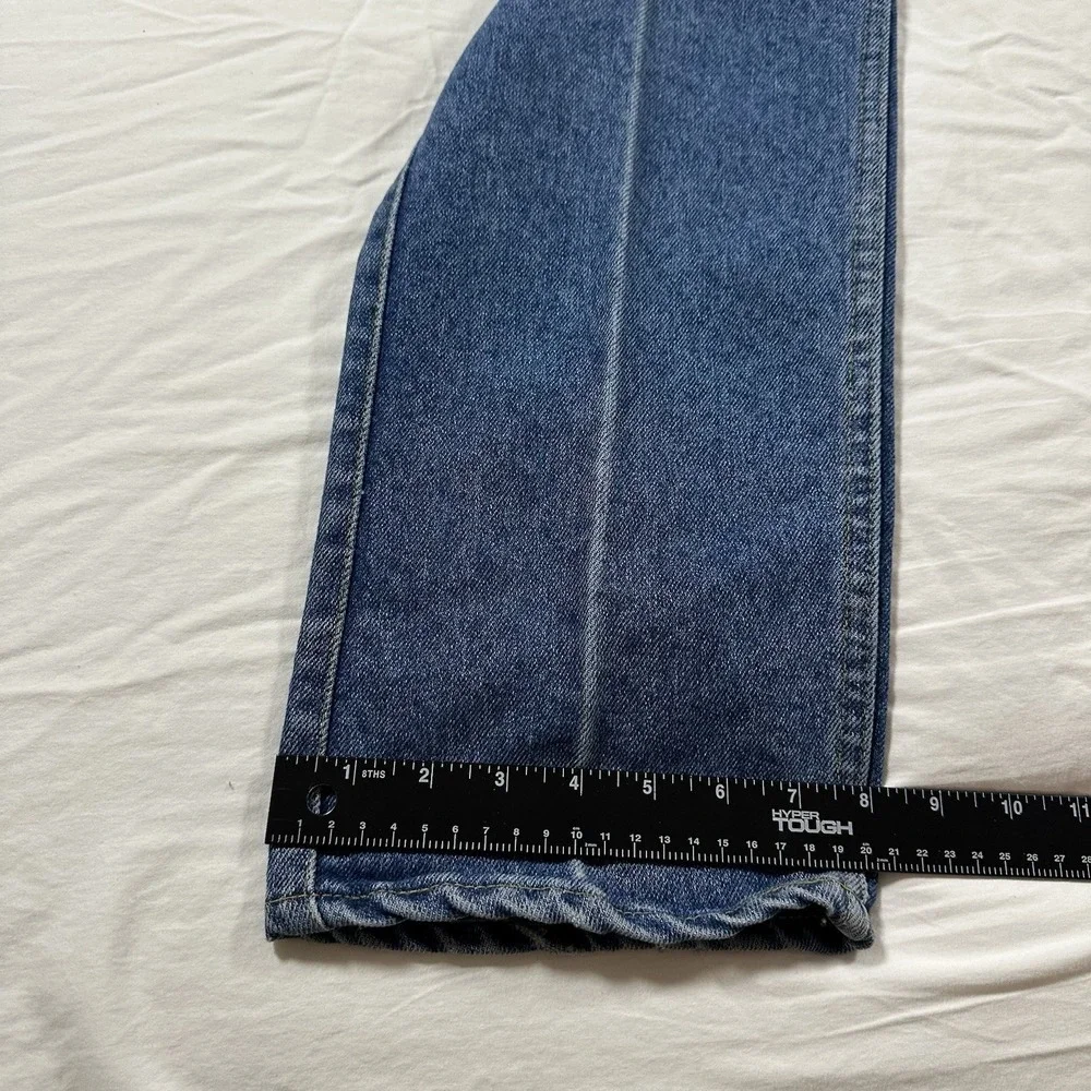 90s Levis Jeans‎ 38x34 Orange & Silver Tab With Skosh More Room Blue Denim Wash
